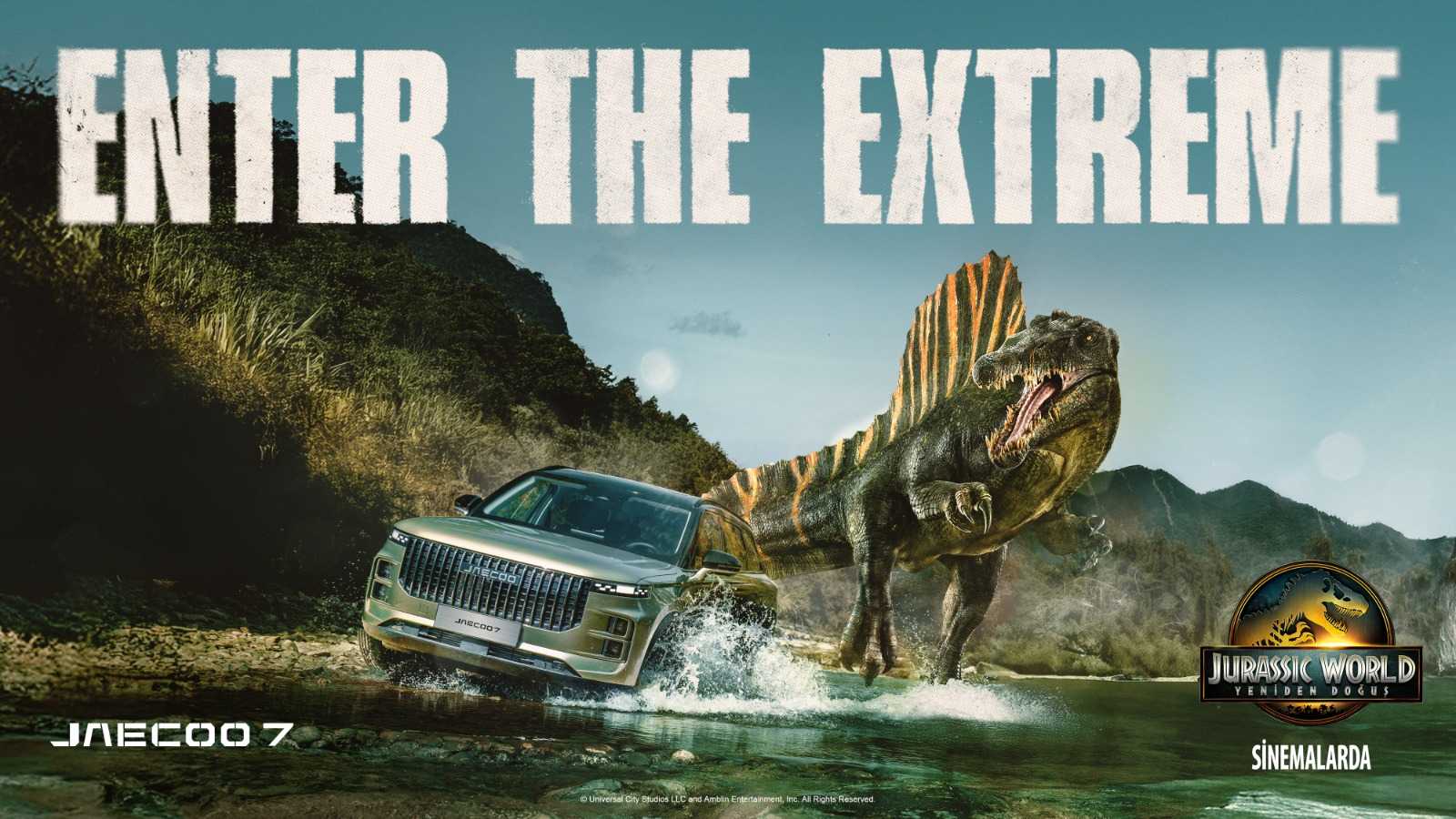 Jaecoo: Off-Road'dan Sinemaya, Jurassic World ile